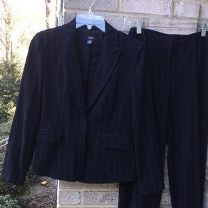 Alfani Blue Strips Jacket-Pant 2pc Suit